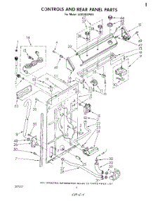 03 - Control And Rear Panel parts for Whirlpool Washer LA5530XPW1 from AppliancePartsPros.com