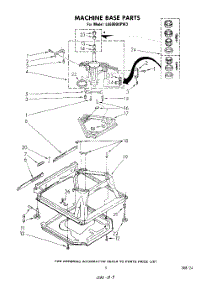 07 - Machine Base parts for Whirlpool Washer LA6000XPW3 from AppliancePartsPros.com