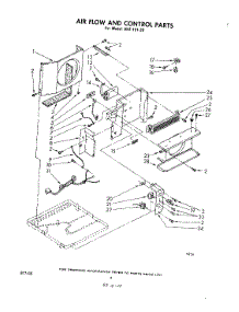 03 - Section parts for Whirlpool Air Conditioner AHF10120 from AppliancePartsPros.com