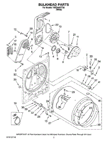 03 - Bulkhead Parts, Optional Parts (Not Included) parts for Maytag Dryer YAED4470TQ0 from AppliancePartsPros.com
