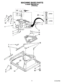 05 - Machine Base Parts parts for Maytag Washer 7MMSL6955TW0 from AppliancePartsPros.com