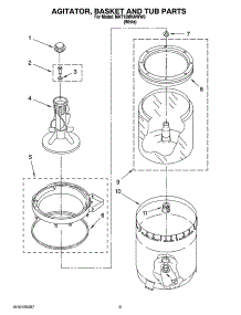 04 - Agitator, Basket And Tub Parts parts for Maytag Washer MAT15MNAWW0 from AppliancePartsPros.com