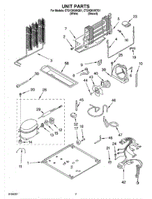 04 - Unit parts for Whirlpool Refrigerator CT21GKXKQ01 from AppliancePartsPros.com