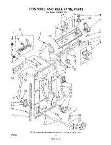 03 - Controls And Rear Panel parts for Whirlpool Washer LA5500XPW1 from AppliancePartsPros.com