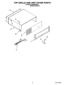 06 - Top Grille And Unit Cover Parts parts for Kitchenaid Refrigerator KSSS48FMXO3 from AppliancePartsPros.com