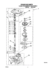 09 - Gearcase parts for Whirlpool Washer RAL6245BL0 from AppliancePartsPros.com