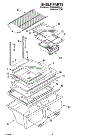 05 - Shelf Parts, Optional Parts parts for Whirlpool Refrigerator ER2MHKXPL02 from AppliancePartsPros.com