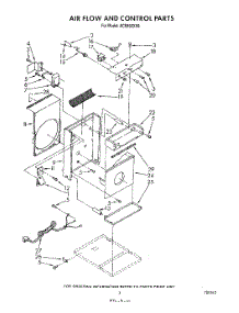 03 - Section parts for Whirlpool Air Conditioner ACS802XV1 from AppliancePartsPros.com