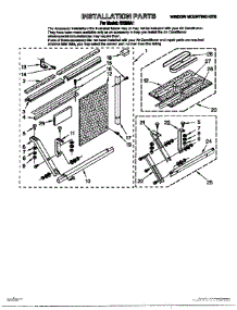 06 - Installation Parts parts for Whirlpool Air Conditioner RH203A1 from AppliancePartsPros.com