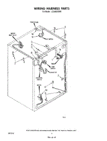 05 - Wiring Harness parts for Whirlpool Washer LC4500XSW0 from AppliancePartsPros.com