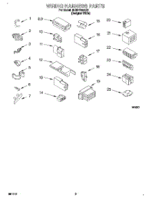 07 - Wiring Harness parts for Whirlpool Washer 6LBR7255AQ2 from AppliancePartsPros.com