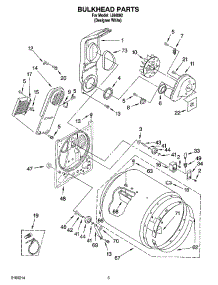 03 - Bulkhead Parts parts for Whirlpool Dryer IJ84002 from AppliancePartsPros.com