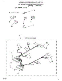 07 - Wiring Harness parts for Whirlpool Washer LLN8244BN0 from AppliancePartsPros.com