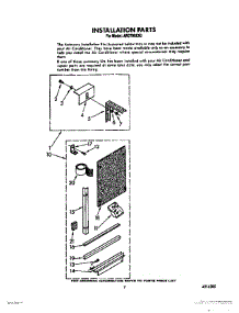 05 - Installation parts for Whirlpool Air Conditioner AR0700XX0 from AppliancePartsPros.com