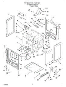 03 - Chassis parts for Whirlpool Range SES374HQ0 from AppliancePartsPros.com