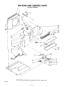 03 - Air Flow And Control parts for Whirlpool Air Conditioner AC0802XS1 from AppliancePartsPros.com
