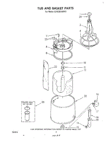 06 - Tub And Basket parts for Whirlpool Washer LC4500XMW0 from AppliancePartsPros.com