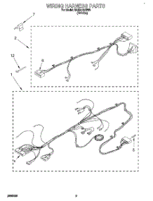 07 - Wiring Harness parts for Whirlpool Washer RAM4132BW0 from AppliancePartsPros.com