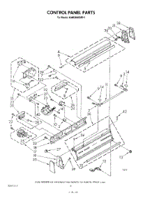 04 - Control Panel parts for Kitchenaid Washer KAWE800SWH1 from AppliancePartsPros.com