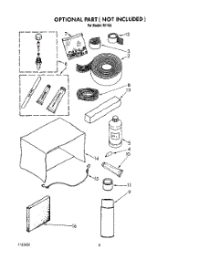 05 - Optional parts for Whirlpool Air Conditioner BFRE183 from AppliancePartsPros.com