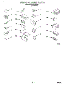 08 - Wiring Harness parts for Kitchenaid Washer KAWE768BAL0 from AppliancePartsPros.com