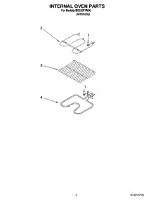03 - Internal Oven Parts parts for Whirlpool Oven IBS330PVM00 from AppliancePartsPros.com