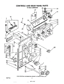 03 - Controls And Rear Panel parts for Whirlpool Washer LA8800XSW0 from AppliancePartsPros.com