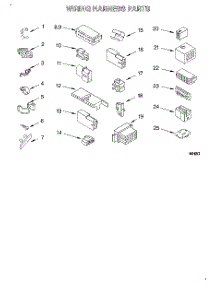 07 - Wiring Harness parts for Whirlpool Washer LBR6233AW1 from AppliancePartsPros.com