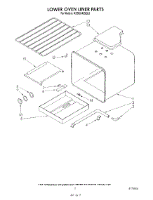 06 - Lower Oven Liner parts for Kitchenaid Oven KGBS246SBL0 from AppliancePartsPros.com