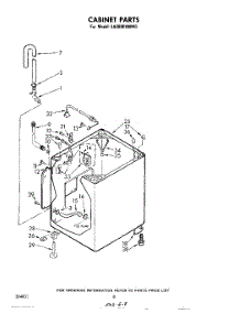 06 - Cabinet parts for Whirlpool Washer LA3800XMW0 from AppliancePartsPros.com