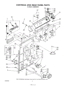 03 - Controls And Rear Panel parts for Whirlpool Washer LA6680XSW0 from AppliancePartsPros.com