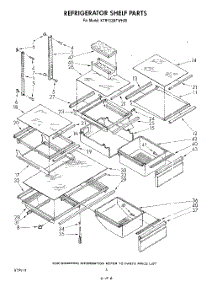 04 - Refrigerator Shelf parts for Kitchenaid Refrigerator KTRF22MTAL00 from AppliancePartsPros.com