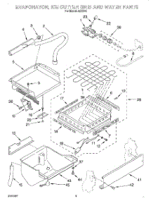 03 - Evaporator, Ice Cutter Grid And Water parts for Whirlpool Ice Machine ACS501 from AppliancePartsPros.com