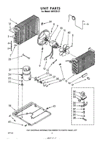 03 - Section parts for Whirlpool Air Conditioner AHF12021 from AppliancePartsPros.com