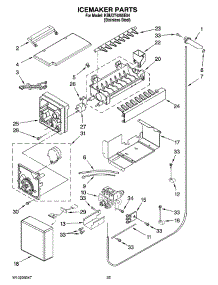 15 - Icemaker Parts parts for Kitchenaid Refrigerator KBUDT4265E04 from AppliancePartsPros.com