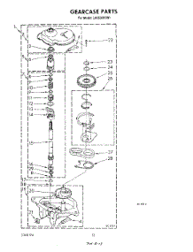 10 - Gearcase parts for Whirlpool Washer LA5530XSW1 from AppliancePartsPros.com