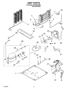 05 - Unit parts for Whirlpool Refrigerator GT2SHKXLS00 from AppliancePartsPros.com