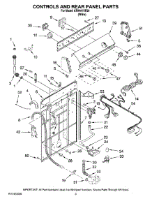 02 - Controls And Rear Panel Parts parts for Maytag Washer ATW4470TQ0 from AppliancePartsPros.com