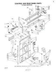 03 - Control And Rear Panel parts for Whirlpool Washer LB5300XLW0 from AppliancePartsPros.com