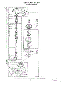 09 - Gearcase parts for Whirlpool Washer LA9800XSW2 from AppliancePartsPros.com