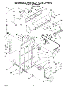 02 - Controls And Rear Panel parts for Whirlpool Washer 7MLSQ8000JQ4 from AppliancePartsPros.com