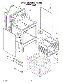 04 - Oven Chassis Parts parts for Whirlpool Range IKE33300 from AppliancePartsPros.com