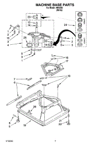 04 - Machine Base Parts parts for Whirlpool Washer IM45000 from AppliancePartsPros.com