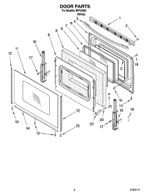 05 - Door Parts, Optional Parts (Not Included) parts for Whirlpool Range IRP33802 from AppliancePartsPros.com
