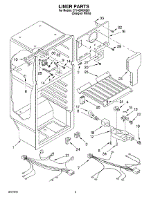 03 - Liner parts for Whirlpool Refrigerator ST14CKXKQ01 from AppliancePartsPros.com