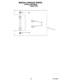 14 - Miscellaneous  Parts, Optional Parts (Not Included) parts for Maytag Washer Dryer Combo YMET3800TW0 from AppliancePartsPros.com
