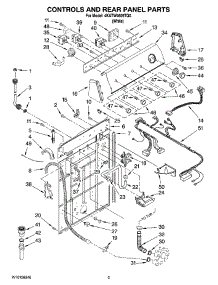 02 - Controls And Rear Panel Parts parts for Maytag Washer 4KATW4605TQ0 from AppliancePartsPros.com
