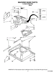 05 - Machine Base Parts parts for Maytag Washer ATW4470TQ0 from AppliancePartsPros.com