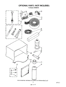 06 - Lit / Optional parts for Whirlpool Air Conditioner AR1800XT0 from AppliancePartsPros.com