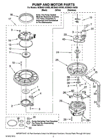 04 - Pump And Motor Parts parts for Maytag Dishwasher MDB4621AWS0 from AppliancePartsPros.com